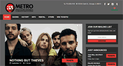 Desktop Screenshot of metrochicago.com